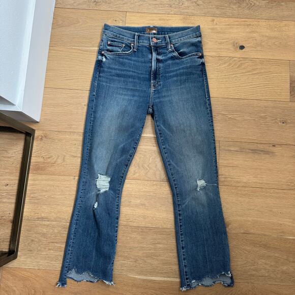 Mother Denim The Insider Crop Step Chew- Dancing On Coals size 27 - Picture 13 of 13